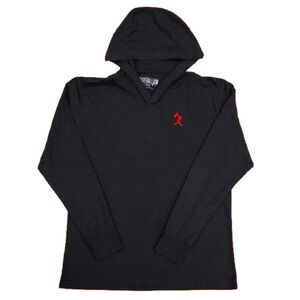 𝅺babeballism Gray Long Sleeve Hoodie T-shirt